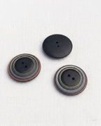 Lot de 3 boutons concentrique rond - 31mm, 2 trous
