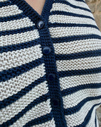 Lot de 10 boutons bleu rond - 13mm, à queue