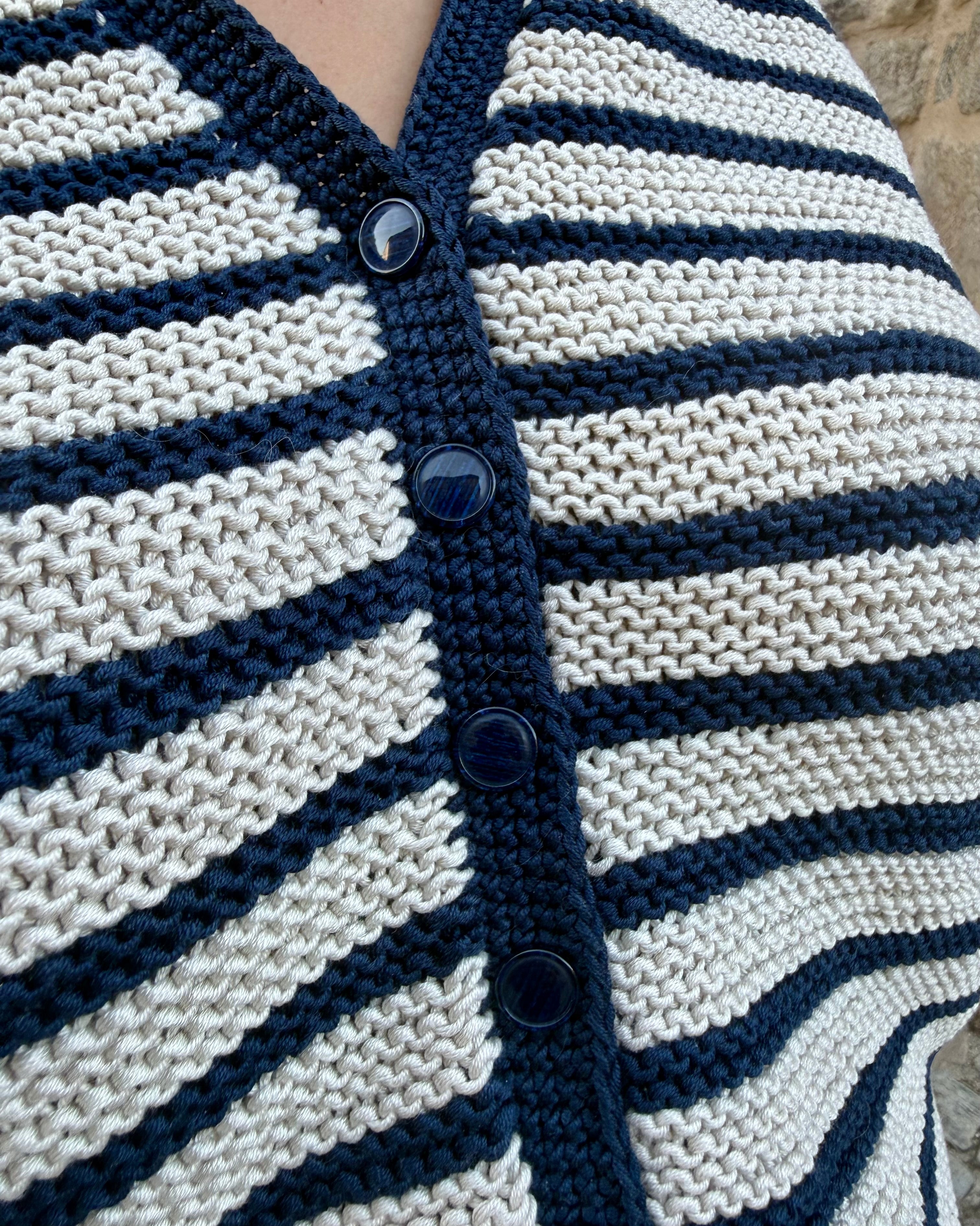 Lot de 10 boutons bleu rond - 13mm, à queue
