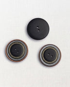 Lot de 3 boutons concentrique rond - 31mm, 2 trous